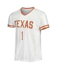 Men's Original Retro Brand White Texas Longhorns Basketball Jersey