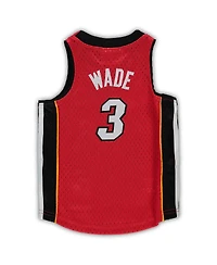 Infant Unisex Mitchell & Ness Dwyane Wade Red Miami Heat 2005-06 Hardwood Classics Player Jersey