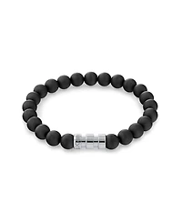 Calvin Klein Men's Gray Matte Onyx Bracelet