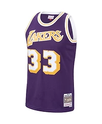 Men's Kareem Abdul-Jabbar Purple Los Angeles Lakers 1983-84 Hardwood Classics Swingman Jersey
