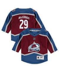 Infant Unisex Nathan MacKinnon Burgundy Colorado Avalanche Home Replica Player Jersey