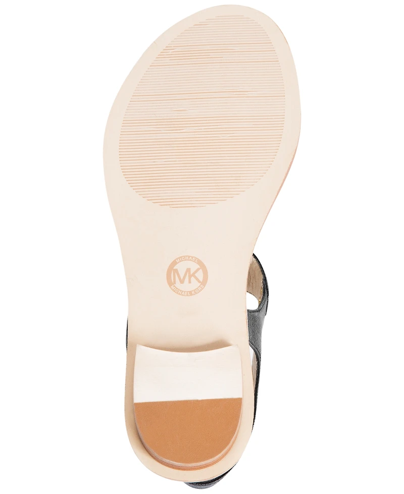 Michael Michael Kors Women's Mk Plate Flat Thong Sandals