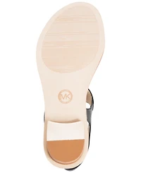 Michael Michael Kors Women's Mk Plate Flat Thong Sandals