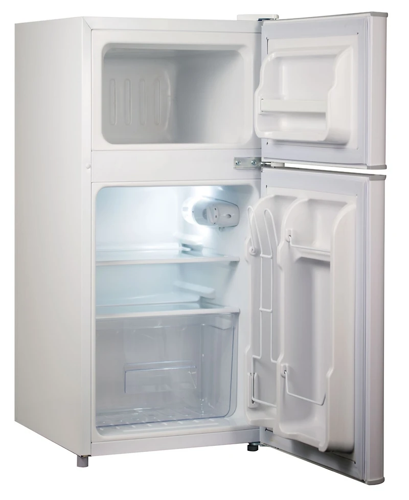 3.1 cu.ft.. 2 Door Ref/Freezer - White