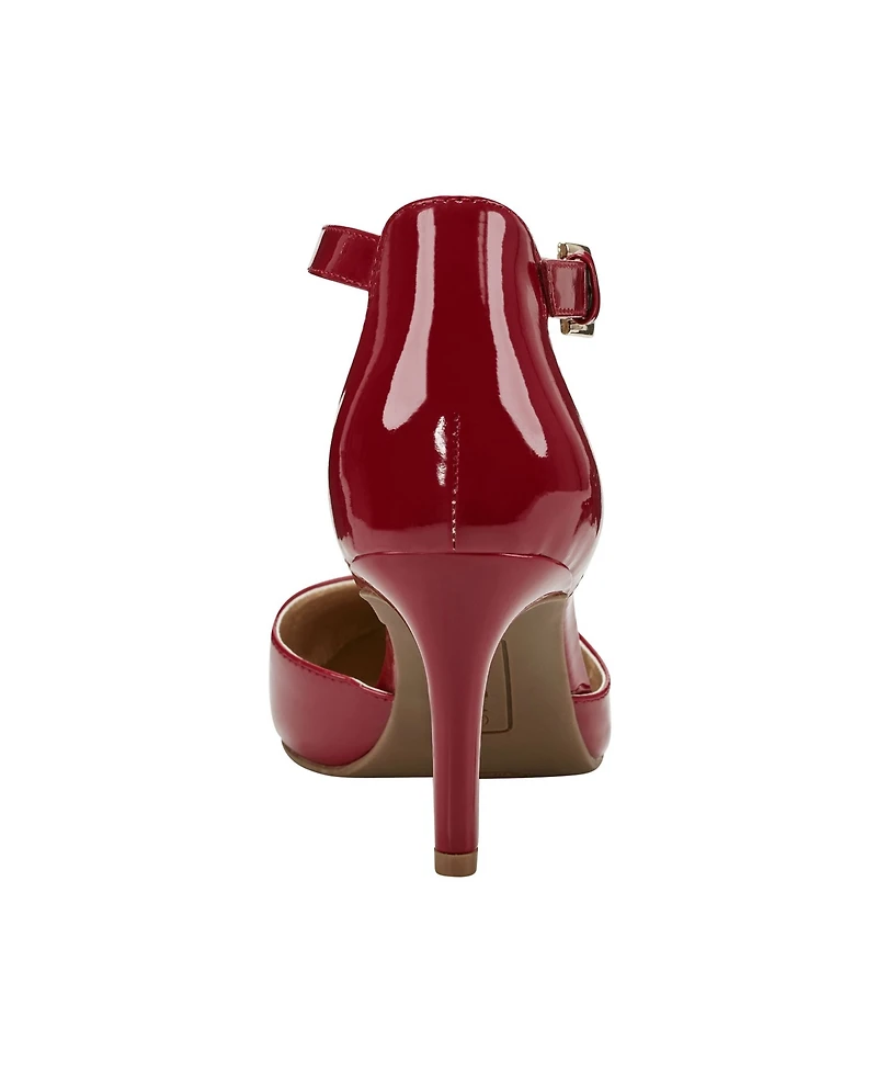 Bandolino Women's Ginata D'Orsay Ankle Strap Pointed Toe Pumps