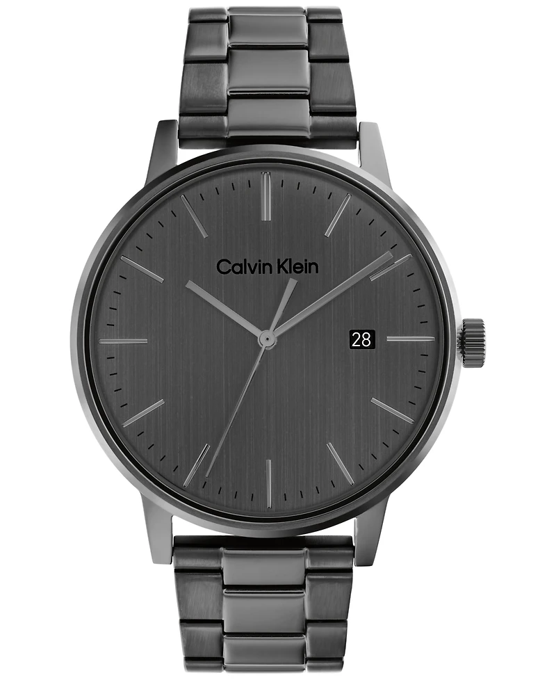 Calvin Klein Gray Stainless Steel Bracelet Watch 43mm