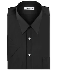 Van Heusen Poplin Solid Short-Sleeve Dress Shirt