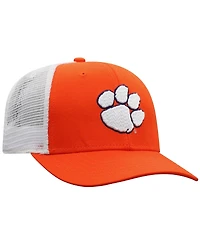 Men's Top of the World Orange, White Clemson Tigers Trucker Snapback Hat