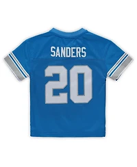Preschool Boys and Girls Mitchell & Ness Barry Sanders Blue Detroit Lions 1996 Retired Legacy Jersey