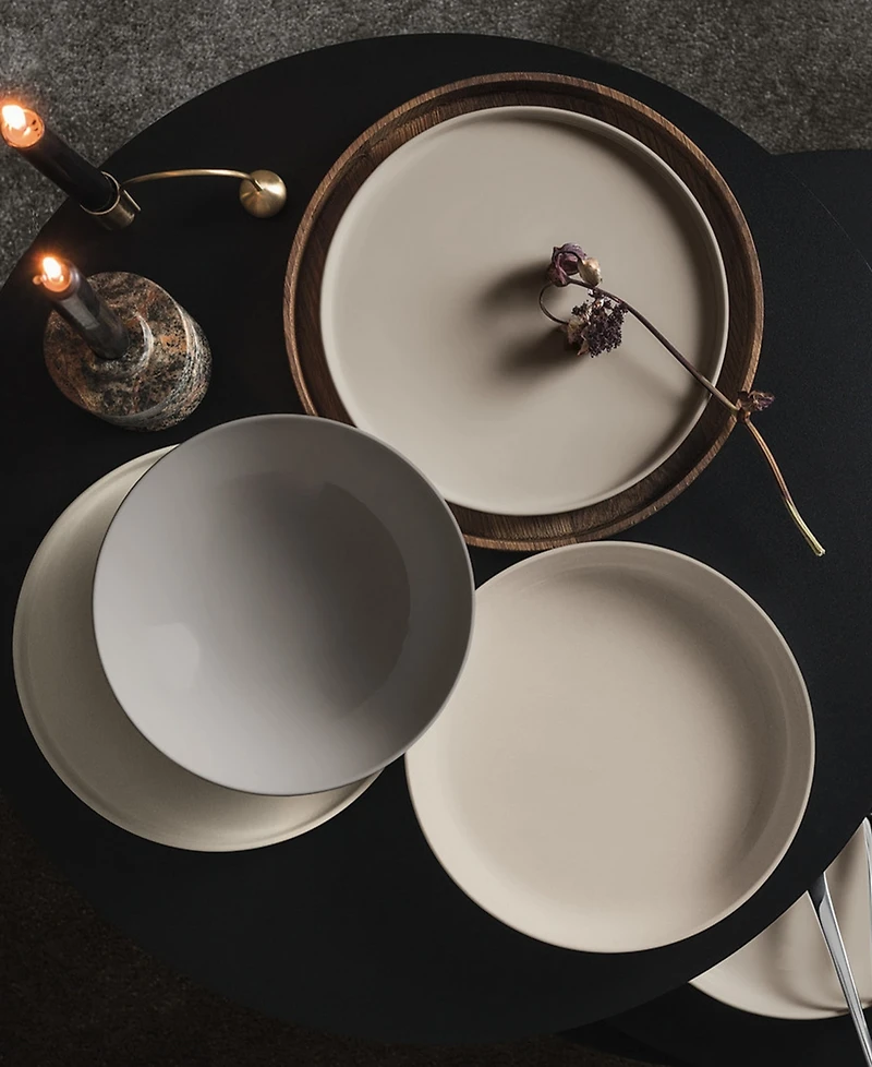 Villeroy & Boch La Boule Beige 7-Piece Dinnerware Set, Service for 2