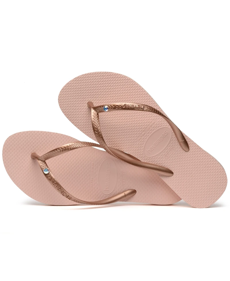 Havaianas Kids Slim Crystal Sw Ii Flip Flop Sandals