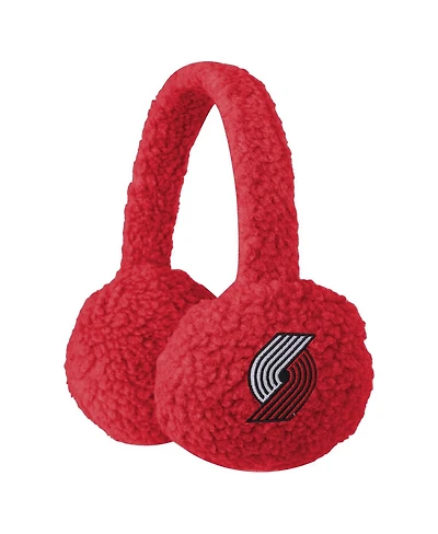 Men's and Women's Foco Red Portland Trail Blazers Sherpa Earmuffs