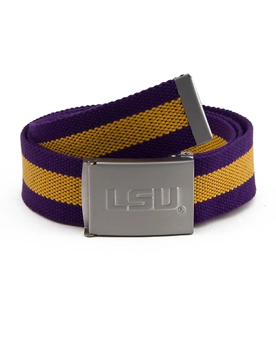 Men's Lsu Tigers Fabric Belt