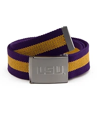 Men's Lsu Tigers Fabric Belt