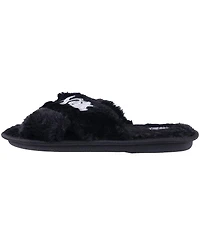 Women's Foco Brooklyn Nets Script Cross Slide Slippers
