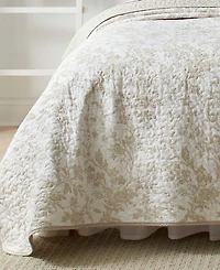 Laura Ashley Amberley Cotton Reversible -Pc. Quilt Set