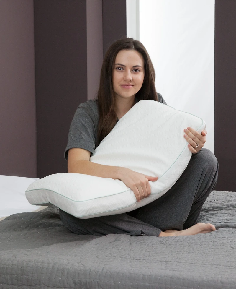 IntelliSLEEP Natural Comfort Traditional Memory Foam Pillow, Queen, Exclusively at Macy's