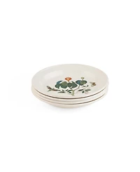 Botanic Garden Harmony Emerald Salad Plates, Set of 4