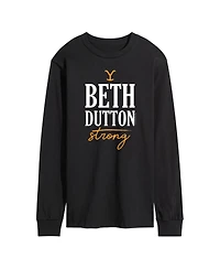 Men's Yellowstone Beth Dutton Strong Long Sleeve T-shirt