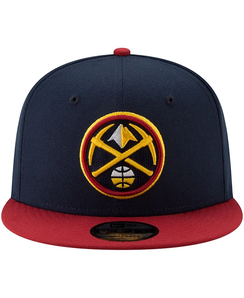 Men's Navy and Gold Denver Nuggets Two-Tone 9FIFTY Adjustable Hat