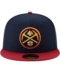 Men's Navy and Gold Denver Nuggets Two-Tone 9FIFTY Adjustable Hat