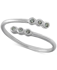 Giani Bernini Cubic Zirconia Bezel Bypass Ring, Created for Macy's