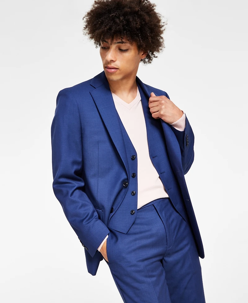 Calvin Klein Men's Slim-Fit Wool Infinite Stretch Suit Jacket