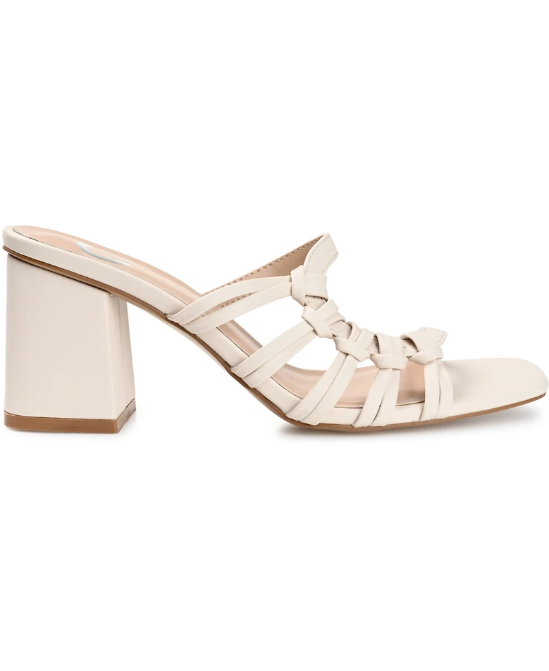 Journee Collection Women's Emory Block Heel Sandals