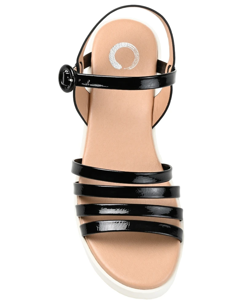 Journee Collection Women's Miragge Platform Sandal