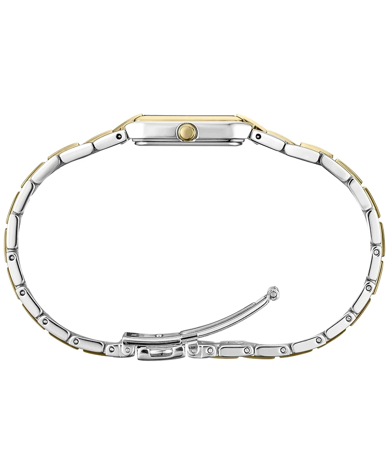Seiko Women's Essentials Two Tone Stainless Steel Bracelet Watch 15mm