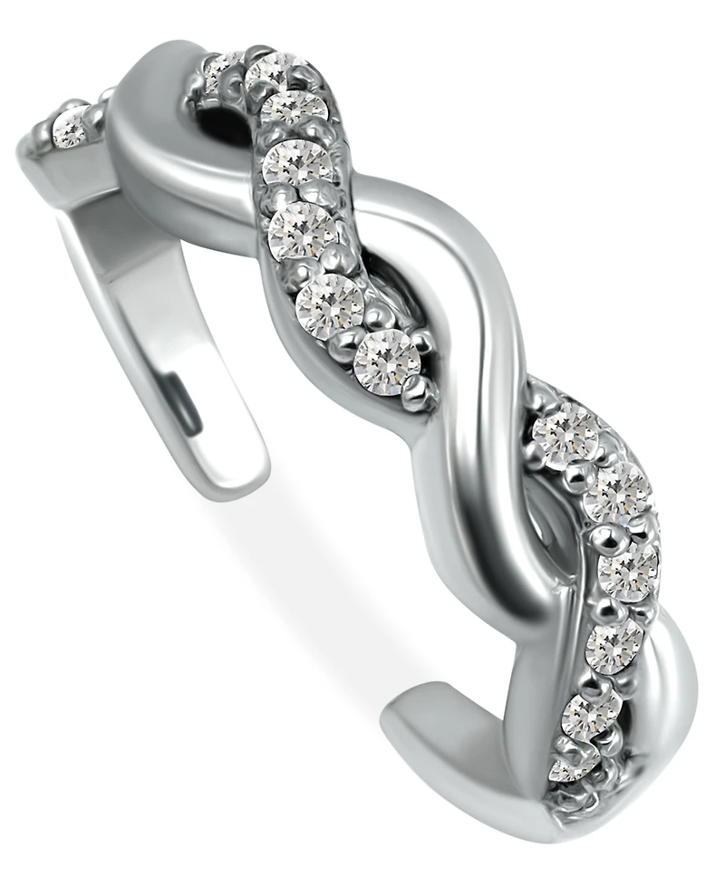 Giani Bernini Cubic Zirconia Infinity Toe Ring, Created for Macy's