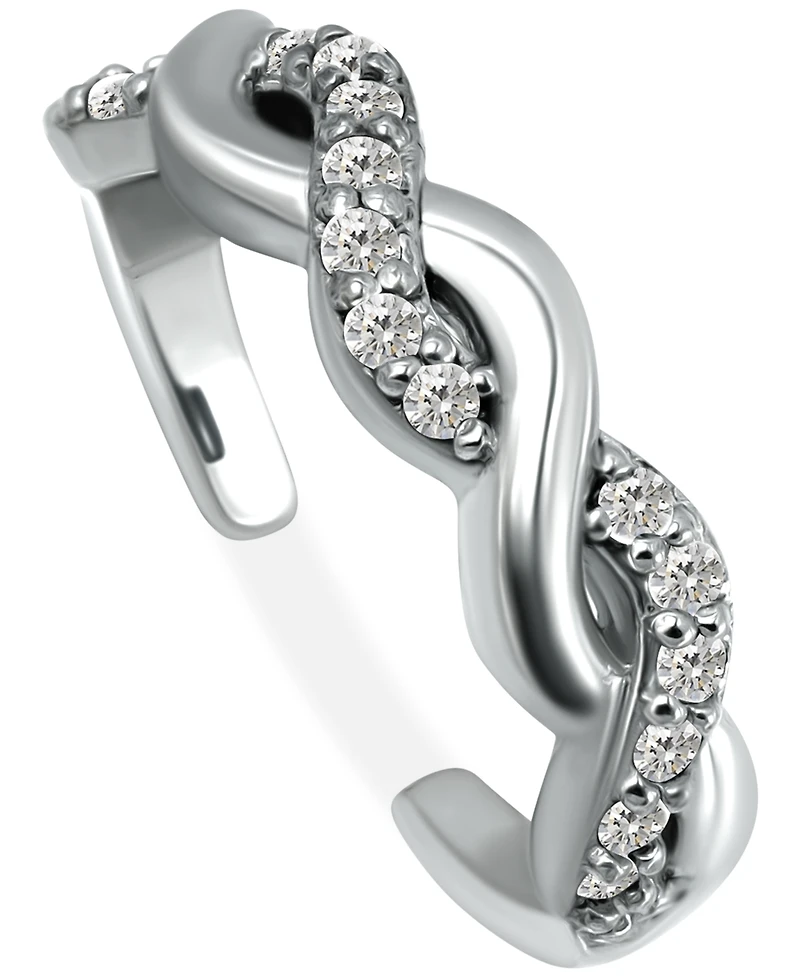 Giani Bernini Cubic Zirconia Infinity Toe Ring, Created for Macy's