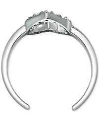 Giani Bernini Cubic Zirconia Heart Toe Ring, Created for Macy's