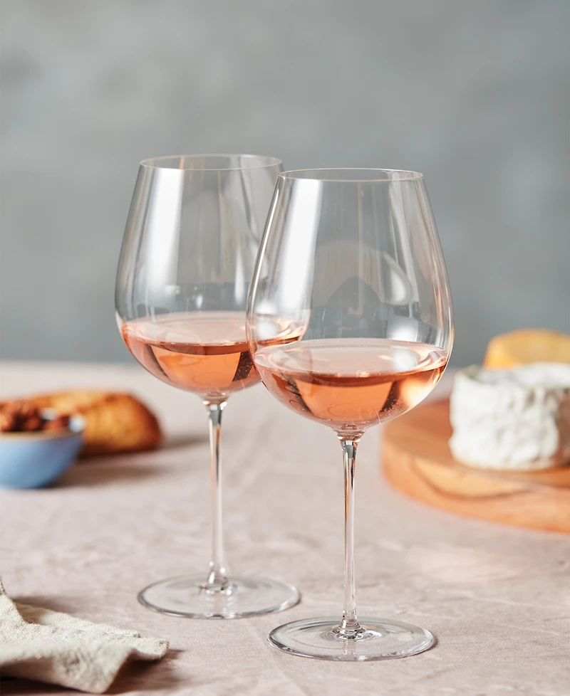 Lenox Tuscany Victoria James Signature Series Warm-Region Wine Glasses, Set of 2