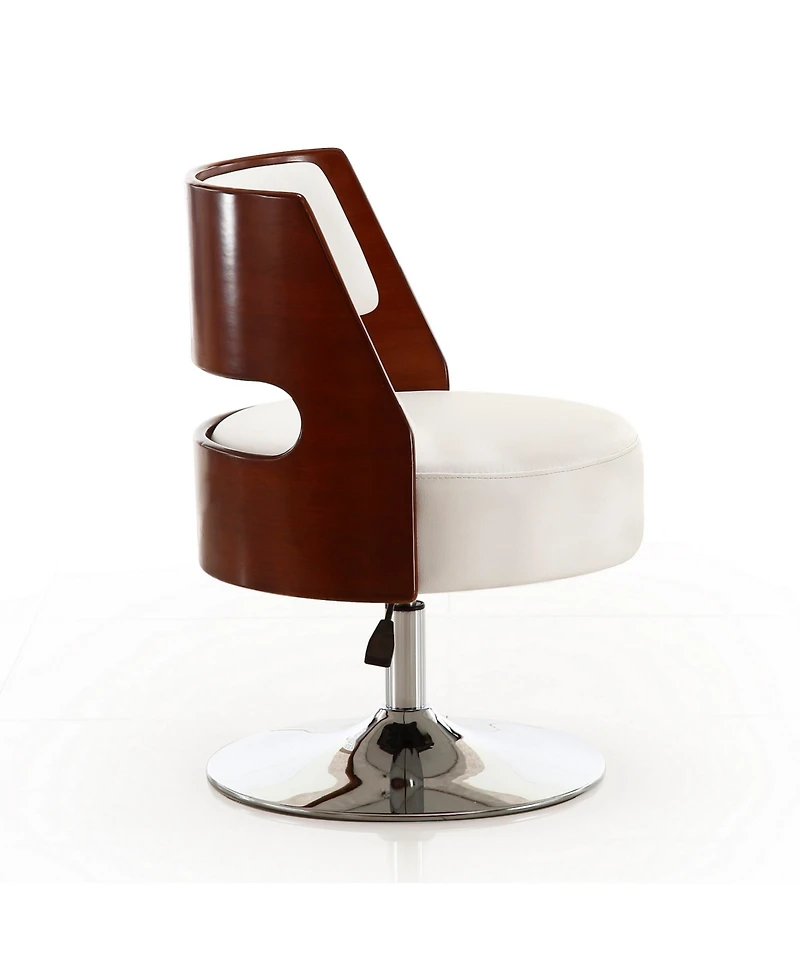 Salon Adjustable Height Swivel Accent Chair