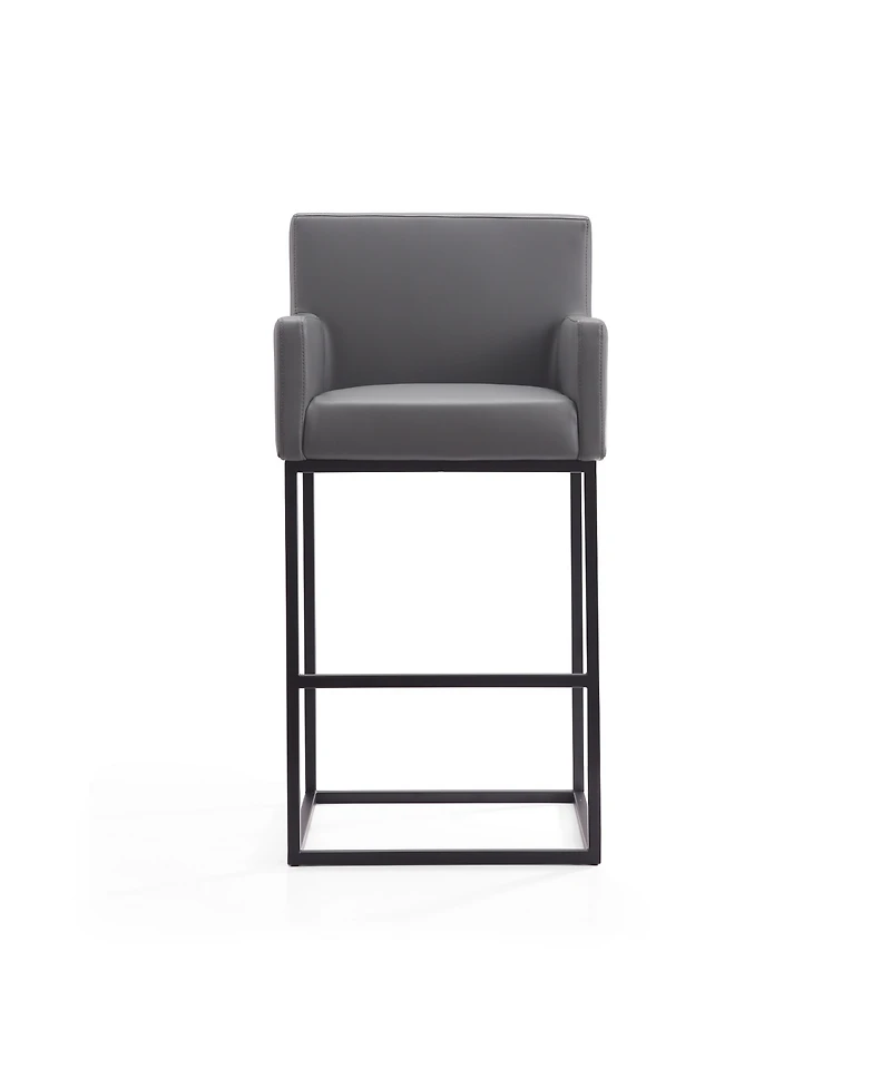 Manhattan Comfort Ambassador Leatherette Upholstered Barstool