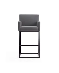 Manhattan Comfort Ambassador Leatherette Upholstered Barstool