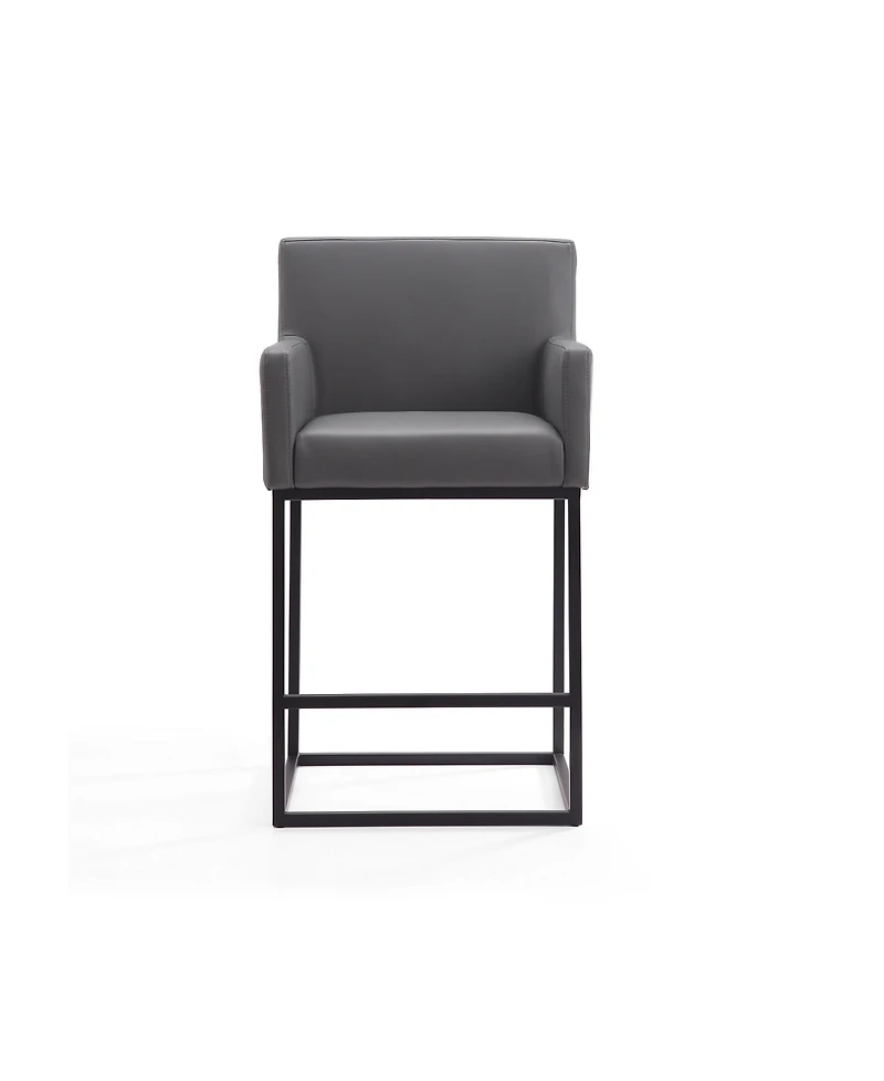Manhattan Comfort Ambassador 38" Leatherette Upholstered Counter Stool