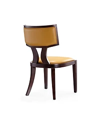 Manhattan Comfort Pulitzer 2-Piece Leatherette Upholstered Dining Chair Set