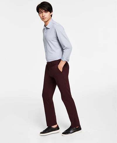 Tommy Hilfiger Men's Modern-Fit Stretch Dress Fall Pants