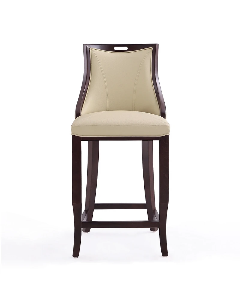Manhattan Comfort Emperor Leatherette Upholstered Barstool