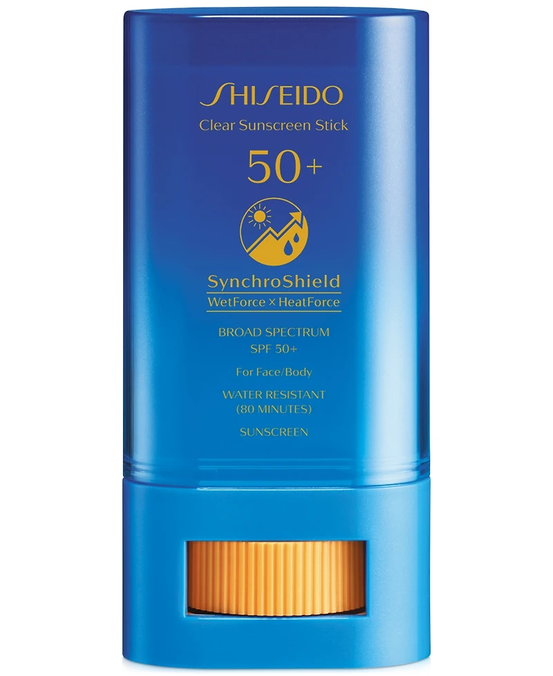 Shiseido Clear Sunscreen Stick Spf 50+, 20 g
