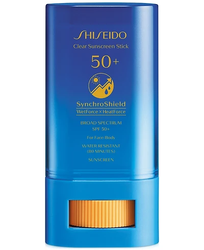 Shiseido Clear Sunscreen Stick Spf 50+, 20 g
