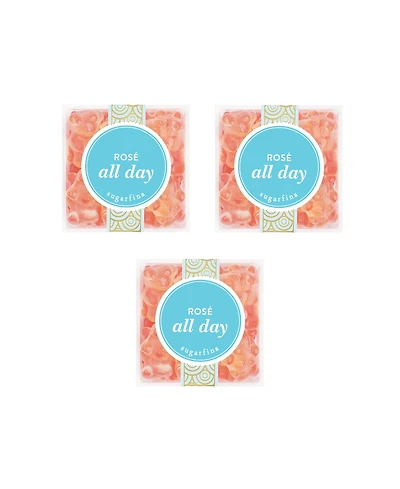 Sugarfina Rose All Day Bears Small Cube Kit, Pack of 3