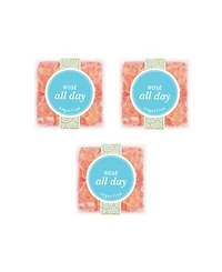 Sugarfina Rose All Day Bears Small Cube Kit, Pack of 3