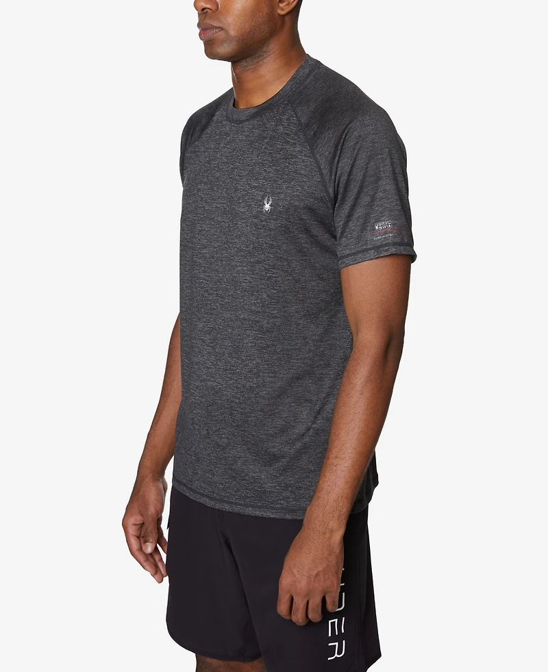 Spyder Men's Standard Short Sleeves Rashguard T-shirt