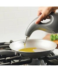 Rachael Ray Ceramics Evoo Oil & Vinegar Dispensing Bottle, Set of 2