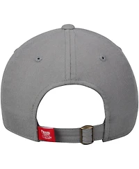 Men's Top of the World Gray Oklahoma Sooners Primary Logo Staple Adjustable Hat