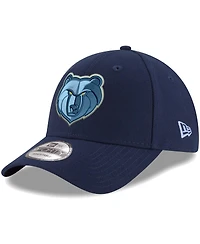 Men's New Era Navy Memphis Grizzlies Official Team Color The League 9FORTY Adjustable Hat