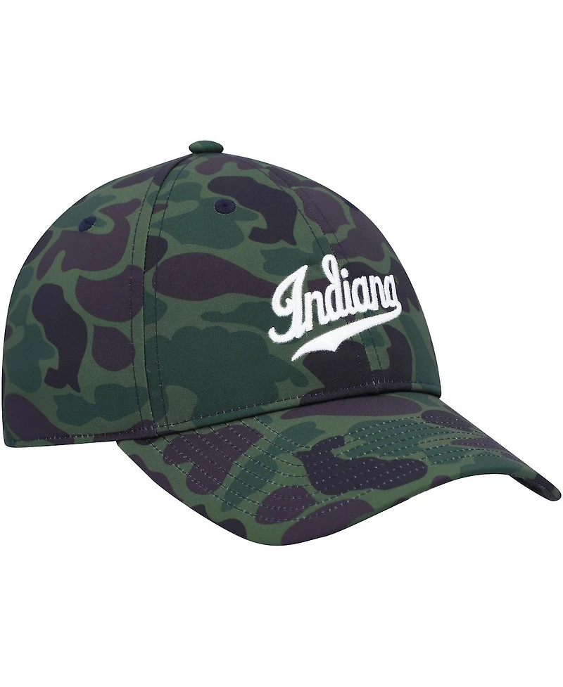 Men's adidas Camo Indiana Hoosiers Military-Inspired Appreciation Slouch Adjustable Hat